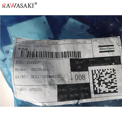 ব্রেকার 1089960409 এটলাস এয়ার কম্প্রেসার সকেট অরিজিনাল এটলাস কপকো 1089960409