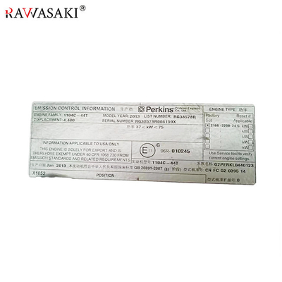 কুবোটা ডিজেল ইঞ্জিন অ্যাসির জন্য V2203-K3A ইঞ্জিন অ্যাসি 1G935-10000