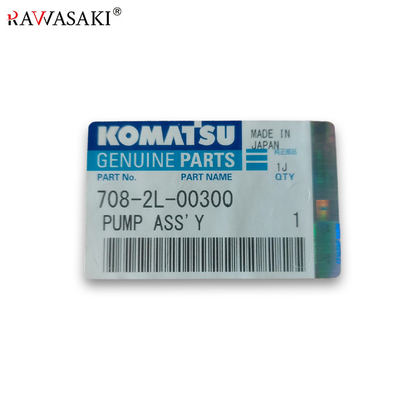 কোমাটসু খননকারী PC200-7 খননকারী হাইড্রোলিক পাম্প 708-2L-00300 প্রধান পাম্প